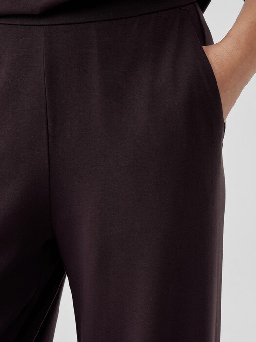 Stretch Jersey Knit Straight Pant