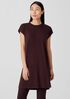 Fine Jersey Cap-Sleeve Dress