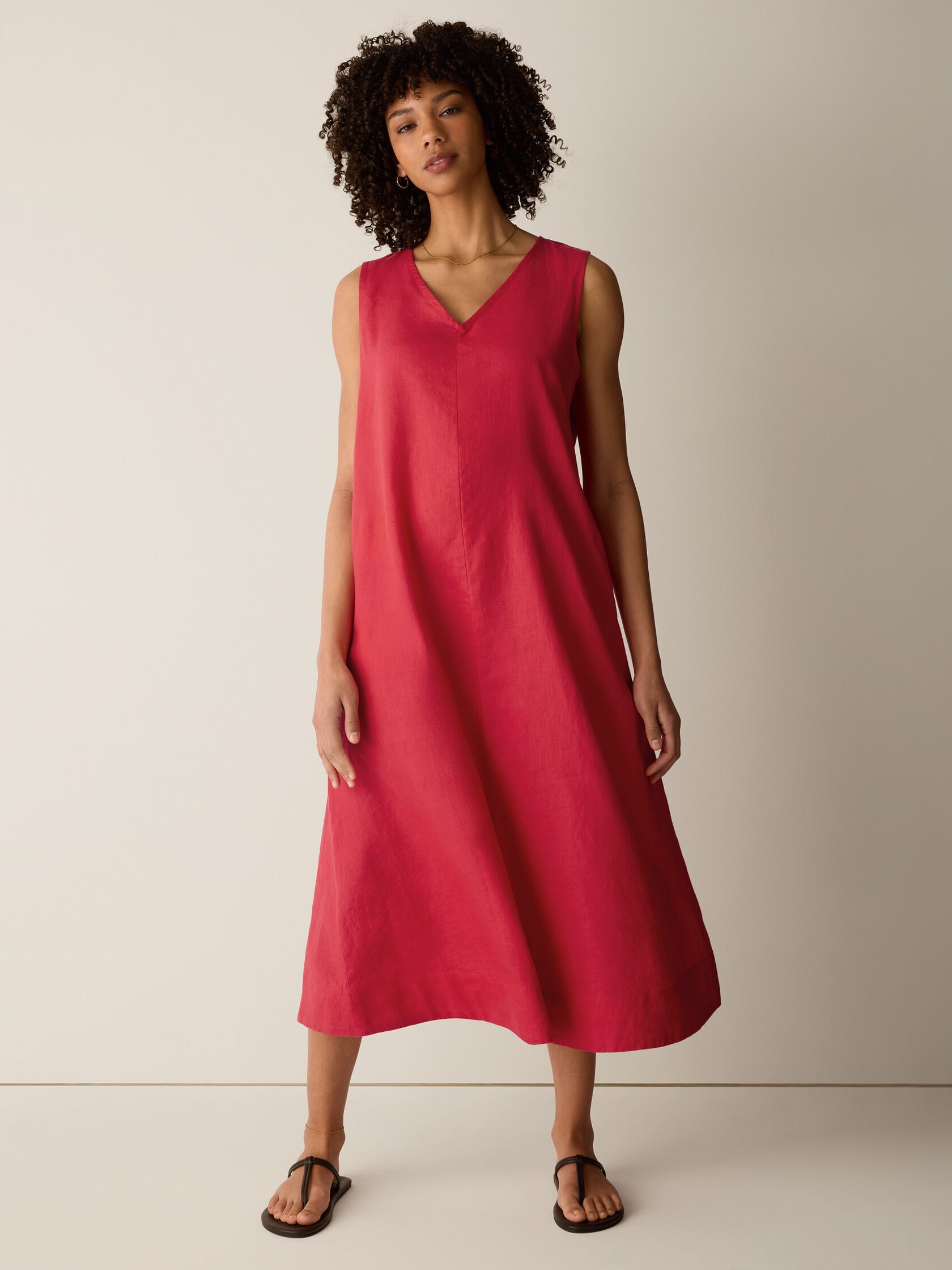 Organic Linen Easy Dress
