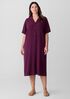 Silk Georgette Crepe Shirtdress