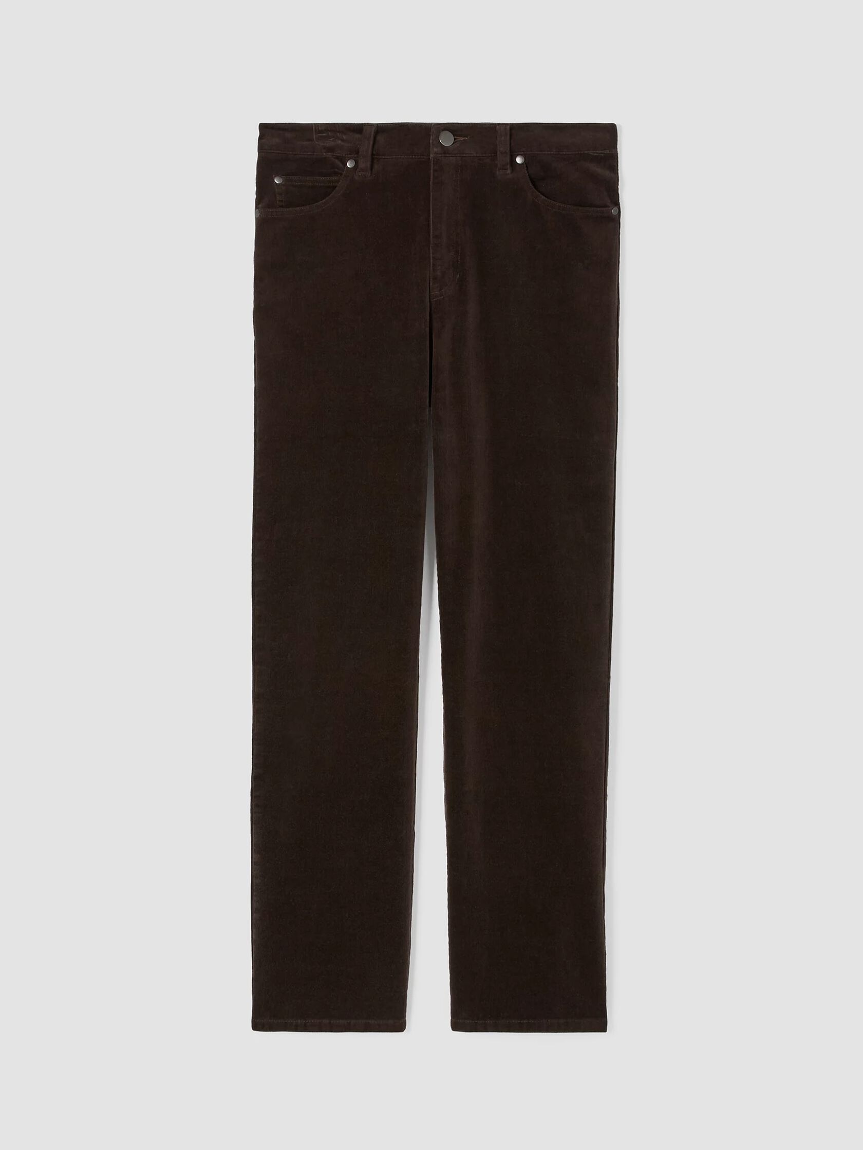 Organic Cotton Stretch Corduroy Straight Pant