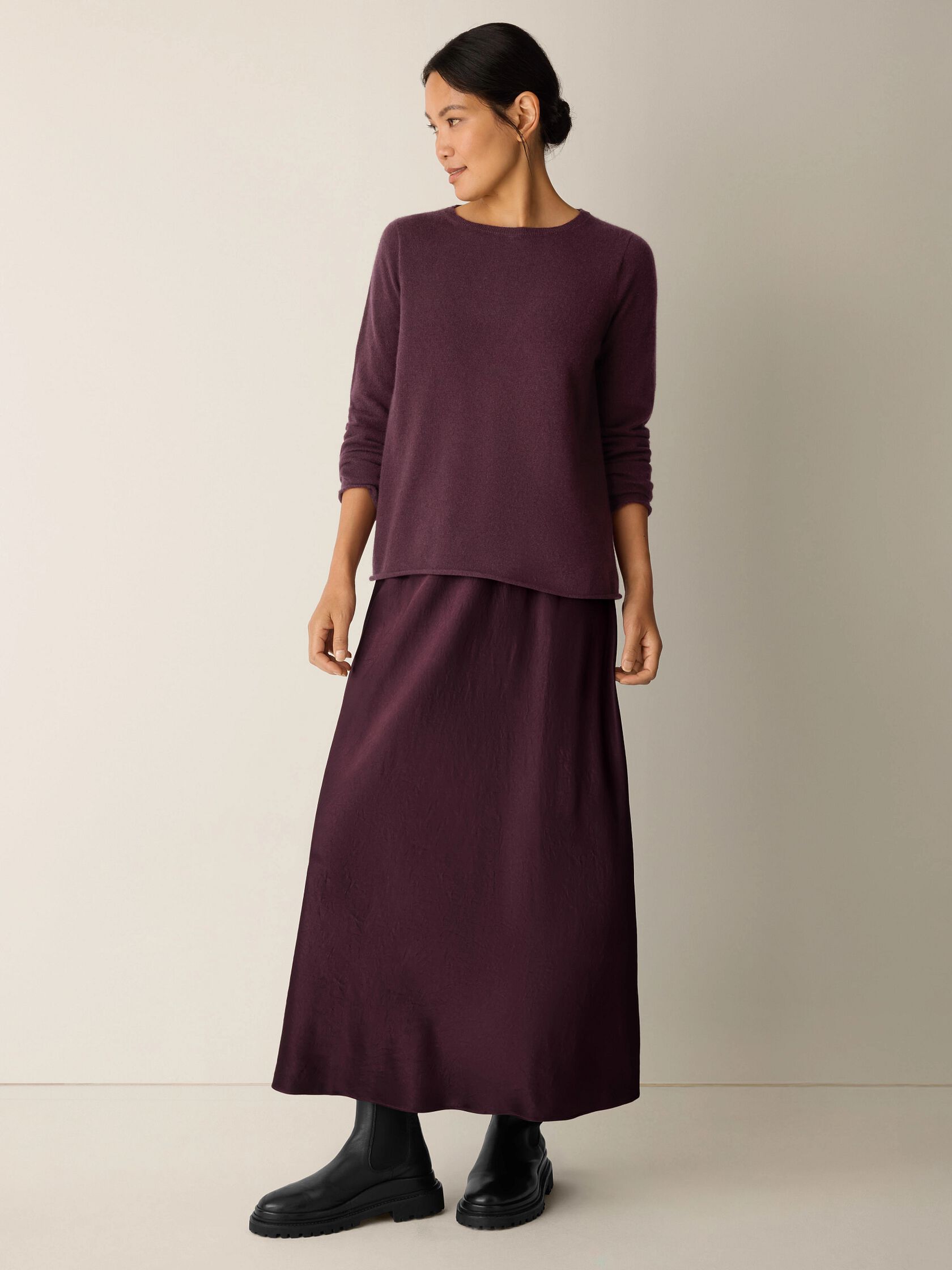 Italian Cashmere Bateau Neck Top