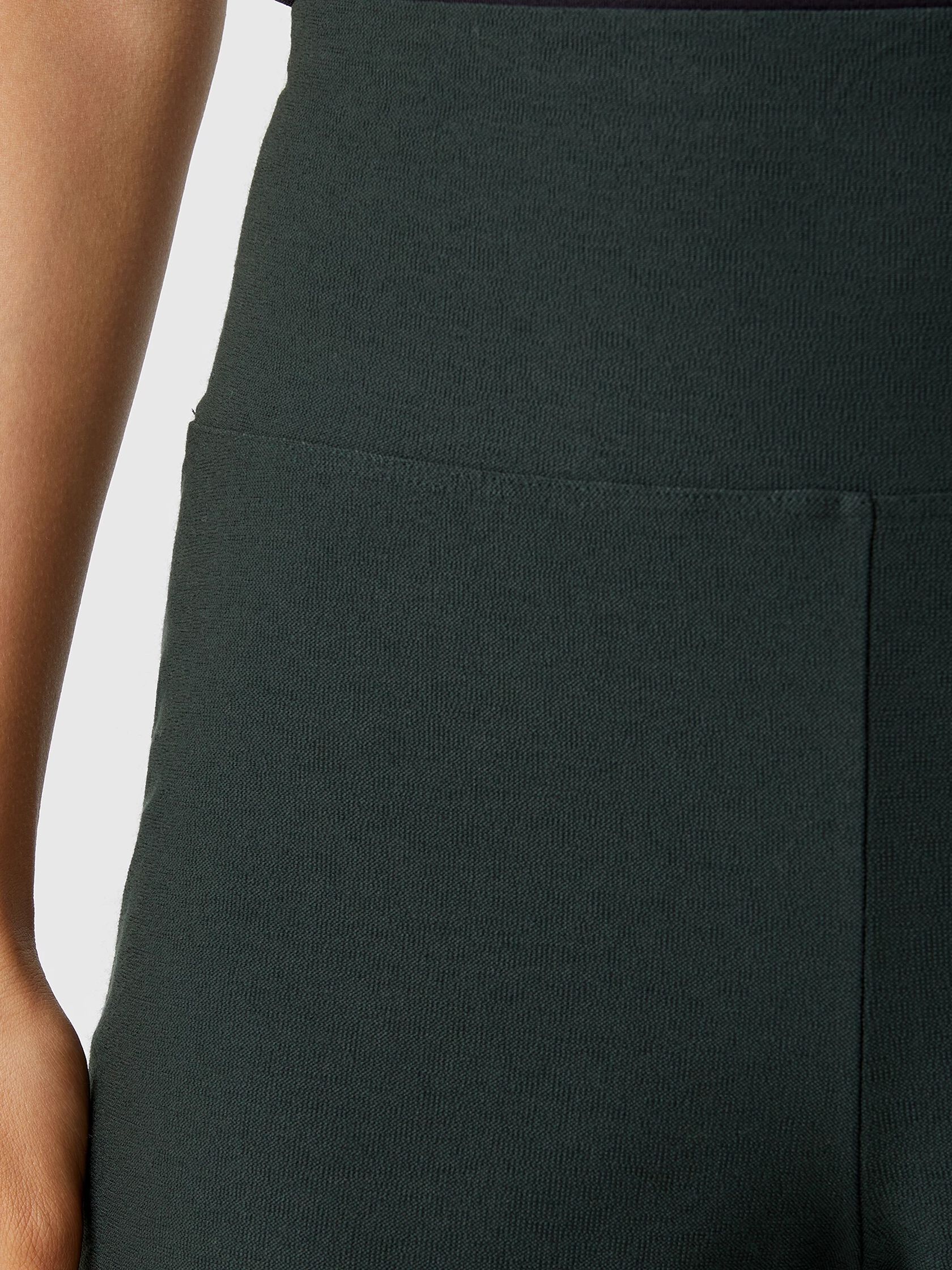 Washable Stretch Crepe High-Waisted Pant
