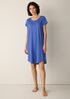 Organic Cotton Interlock Henley Sleep Dress