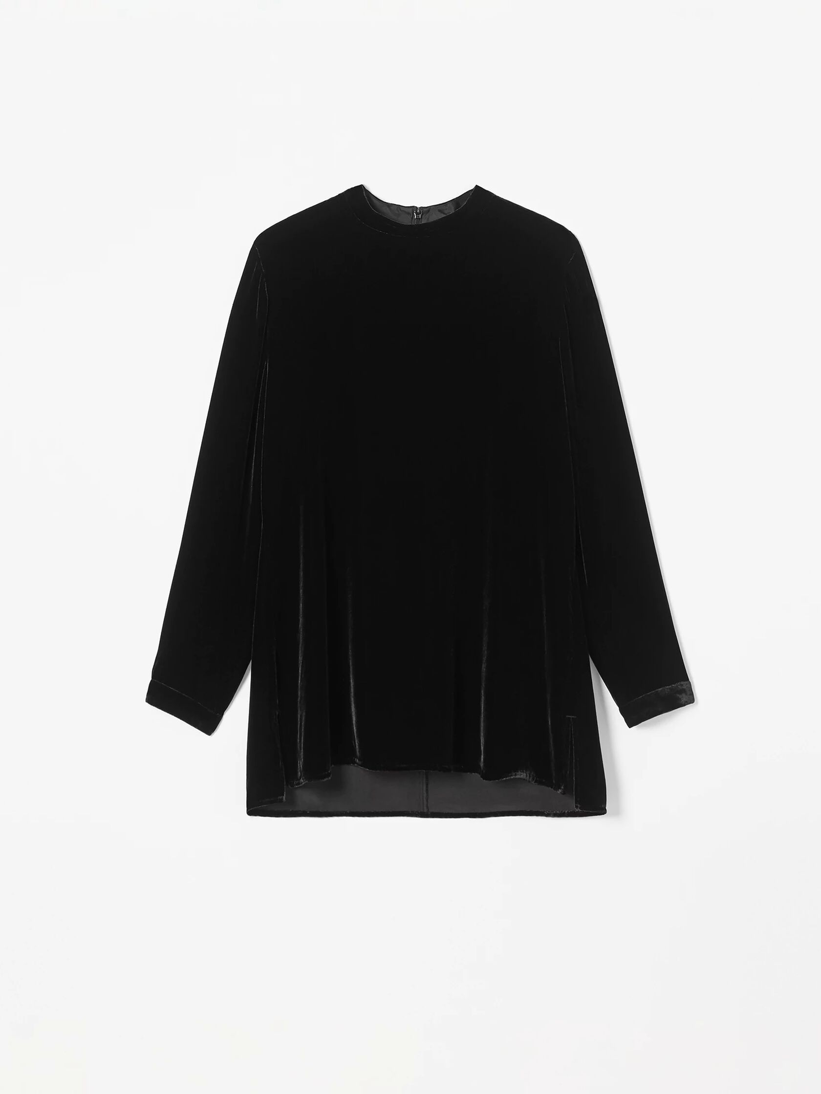 Velvet Mock Neck Top