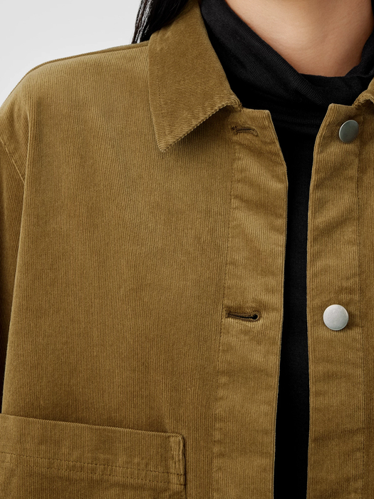 Organic Cotton Stretch Corduroy Jacket