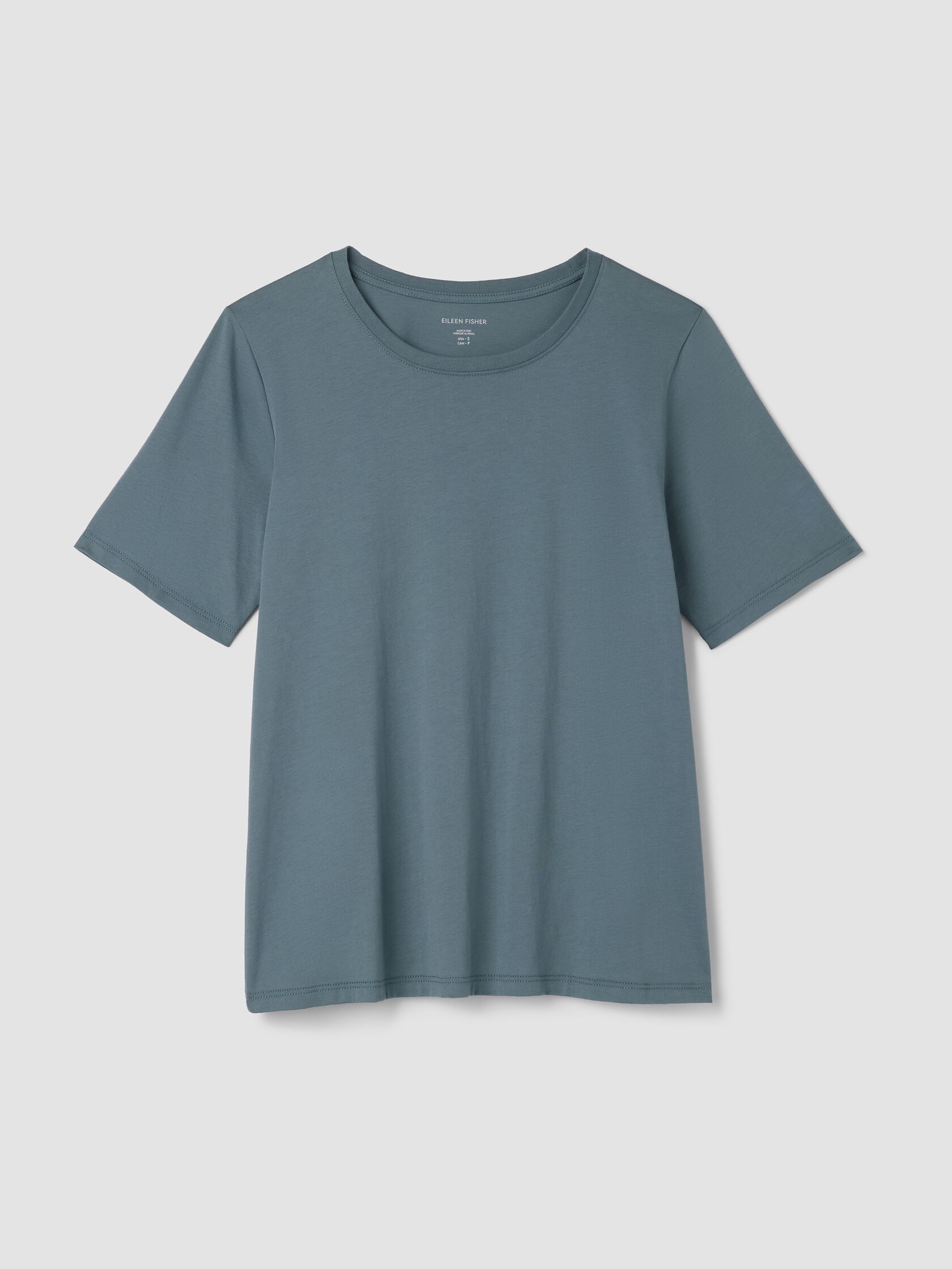 Organic Pima Cotton Jersey Round Neck Tee