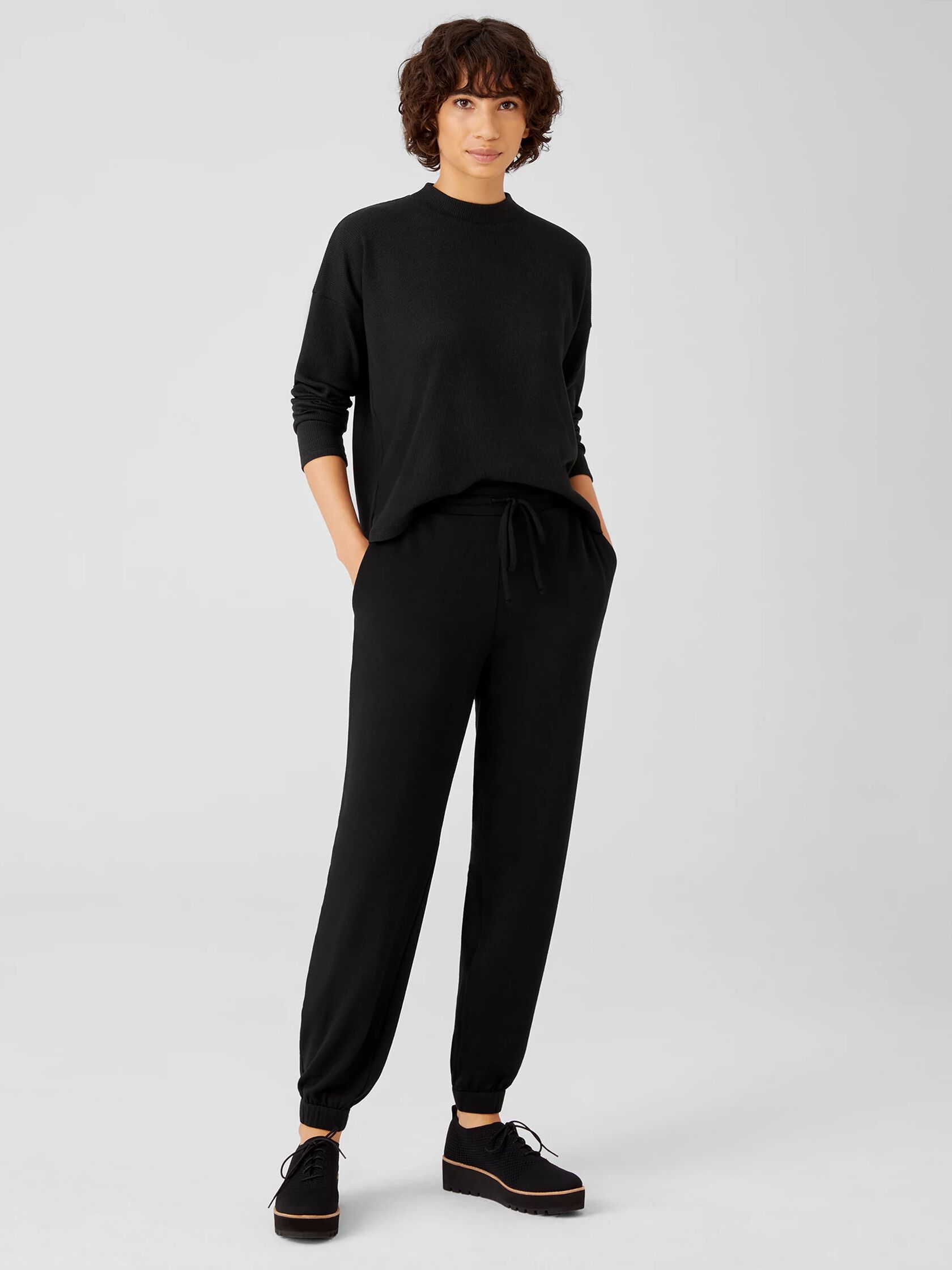 Cozy Brushed Terry Jogger Pant