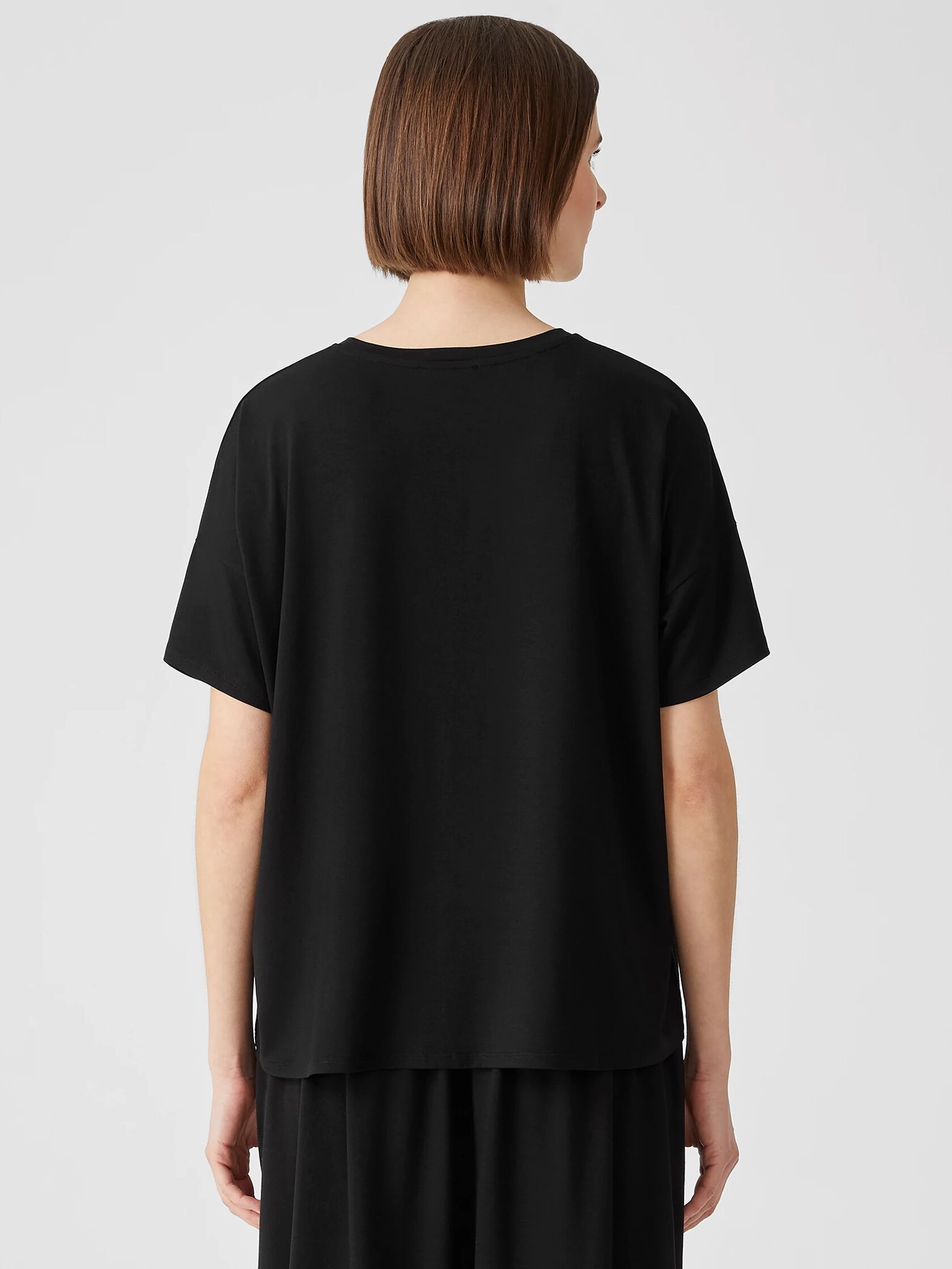 Fine Jersey Crew Neck Tee