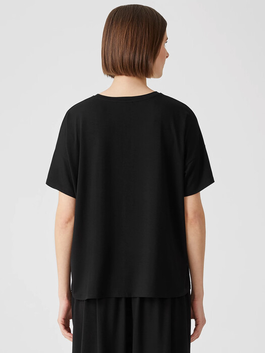Fine Jersey Crew Neck Tee