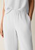 Organic Cotton Doubleweave Wide-Leg Pant