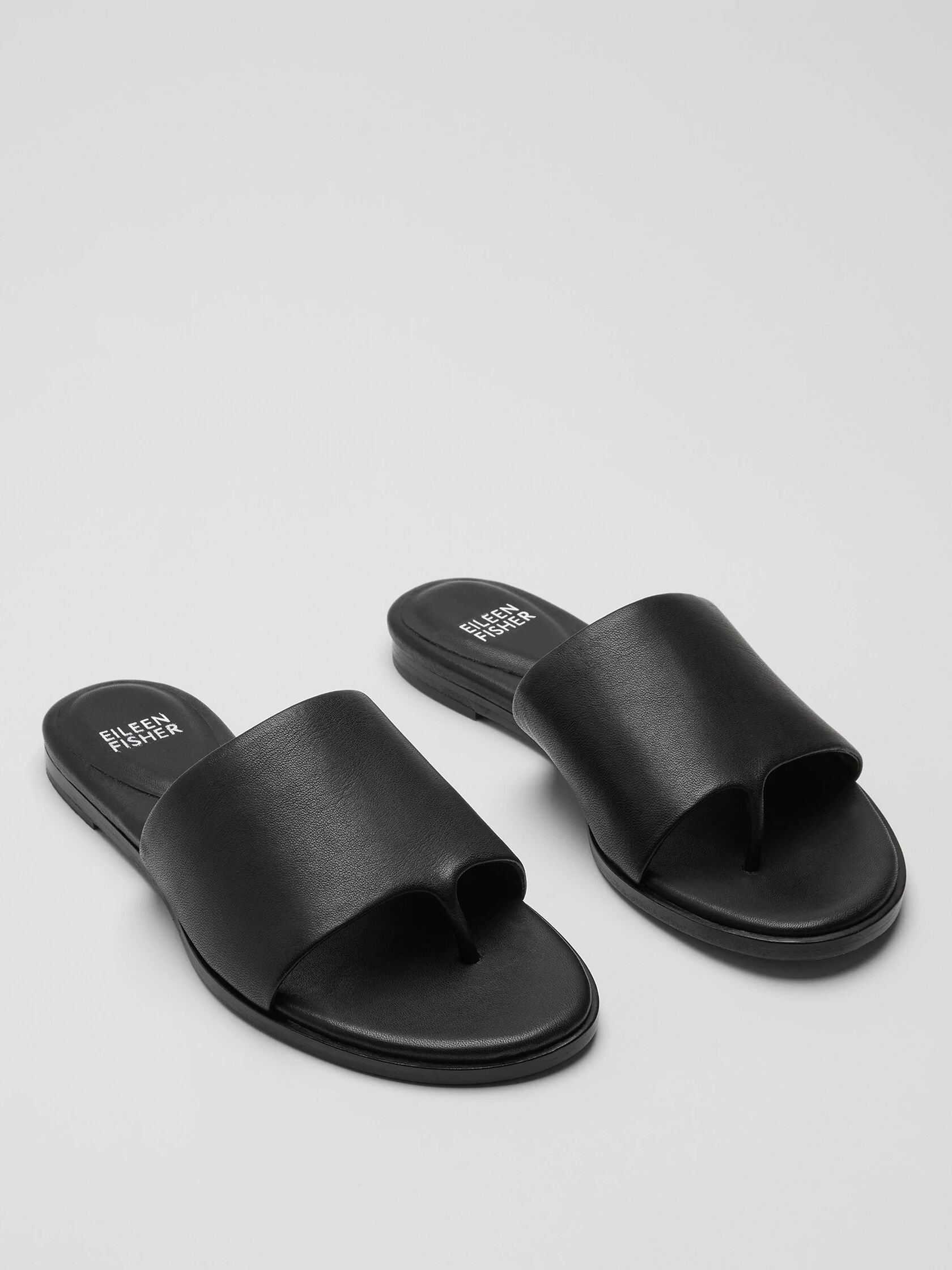 Edge Leather Slide Sandal