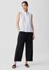 Washed Organic Cotton Poplin Lantern Pant