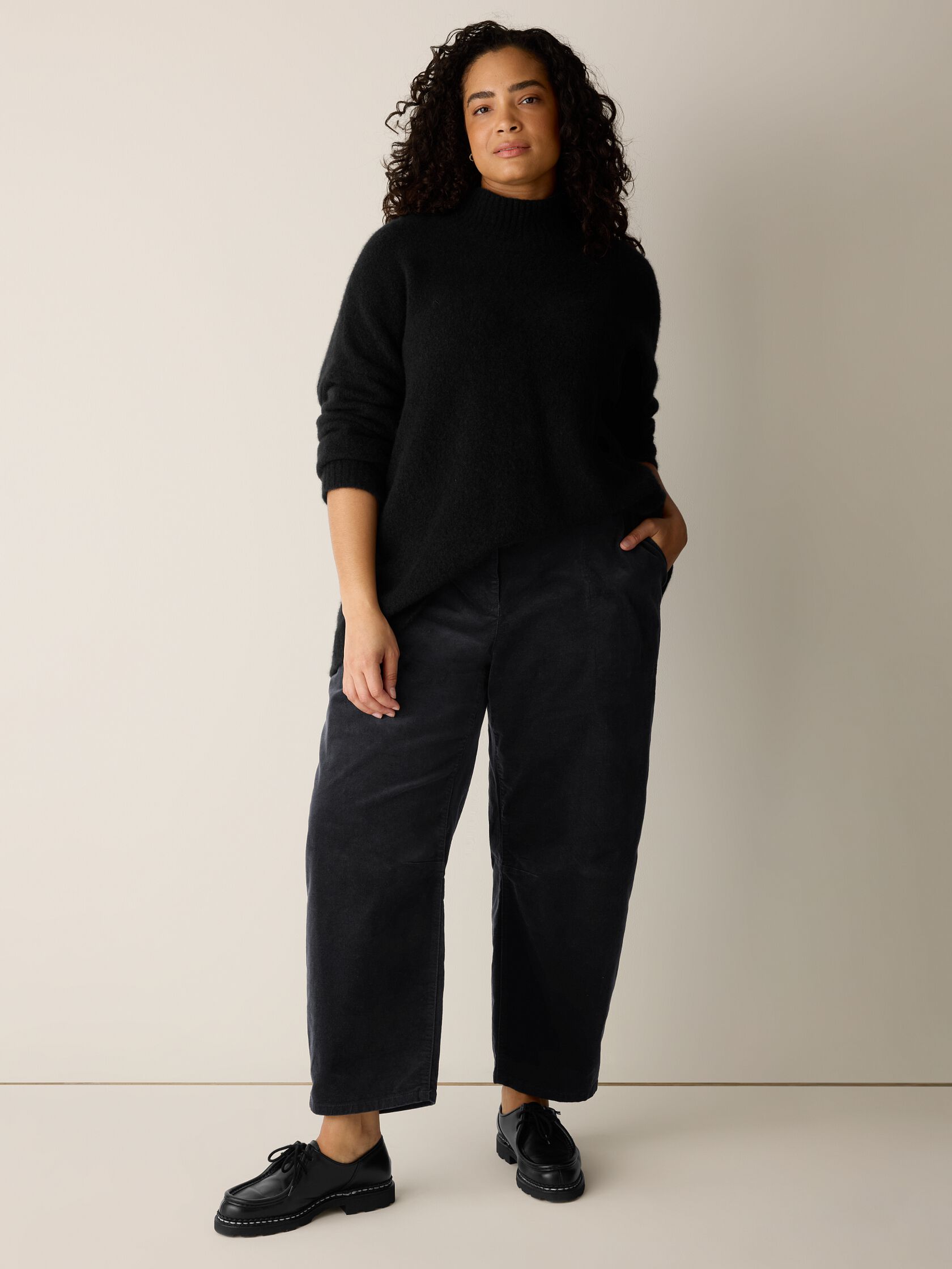 Cashmere Silk Bliss Turtleneck Top