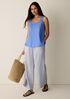 Organic Linen Jersey Scoop Neck Tank