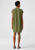 Washed Organic Linen Delave Shirtdress
