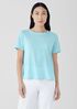 Organic Linen Jersey Crew Neck Tee
