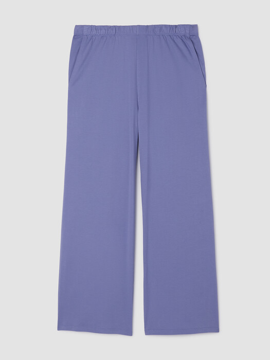 Organic Cotton Interlock Wide-Leg Sleep Pant