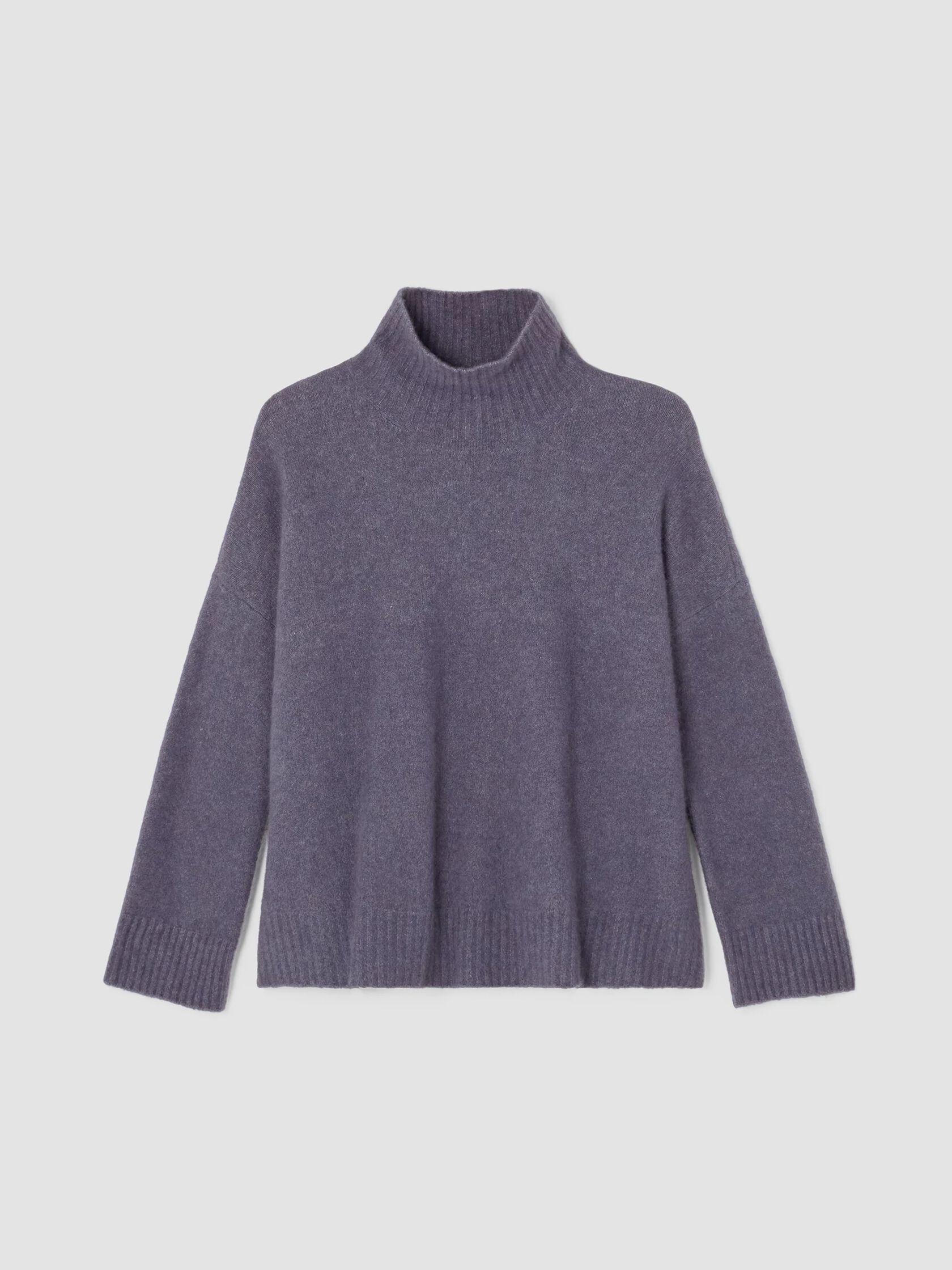 Cashmere Silk Bliss Turtleneck Box-Top