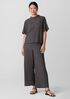 Woven Pliss&eacute; Wide-Leg Pant