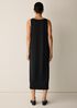 Stretch Jersey Knit Scoop Neck Dress