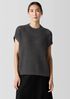 Merino Mock Neck Top in Regenerative Wool