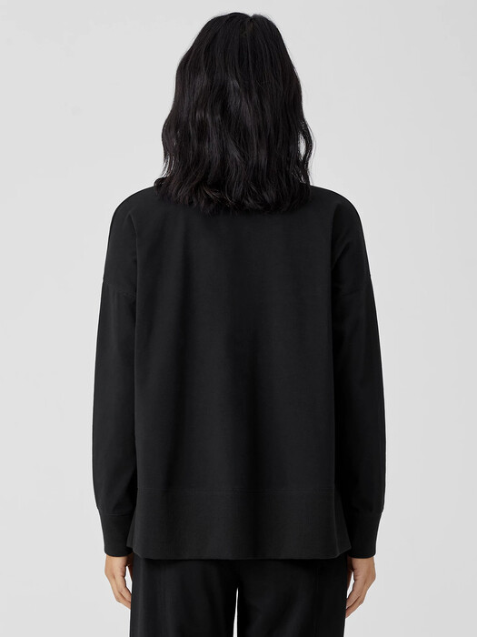 Traceable Organic Cotton Jersey Crew NeckTop