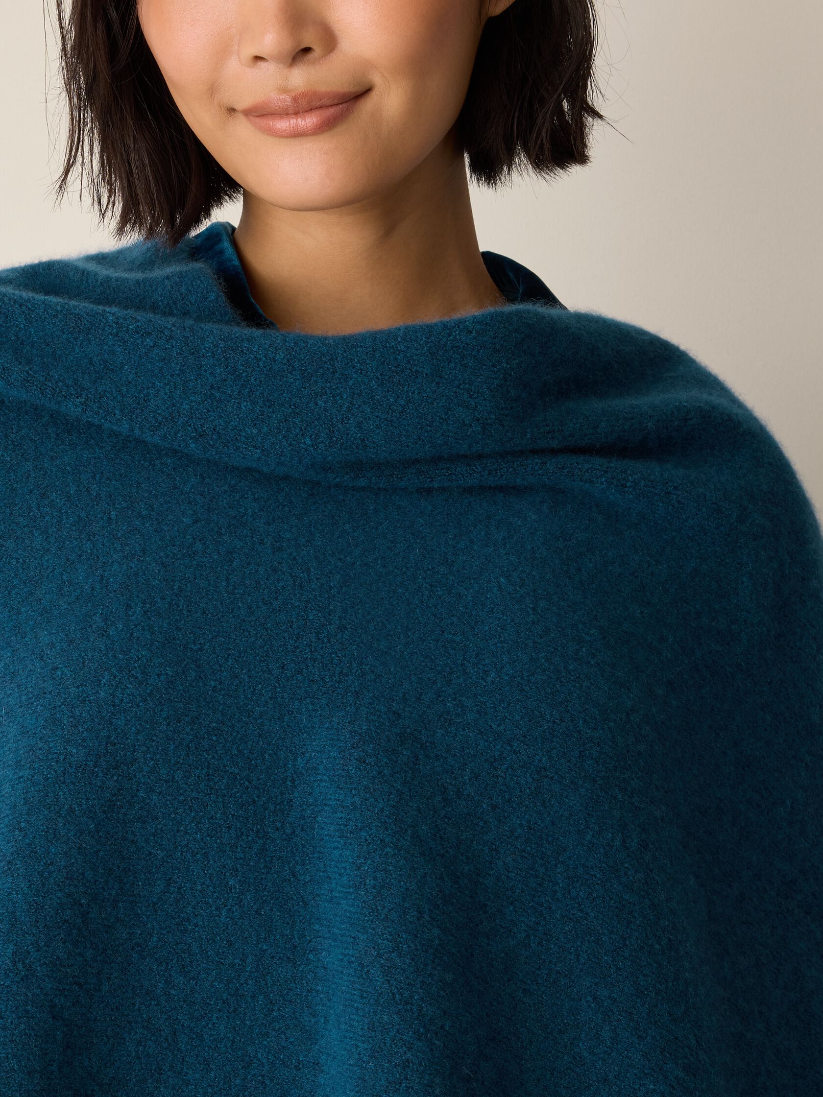 Cashmere Silk Boucle Bliss Serape