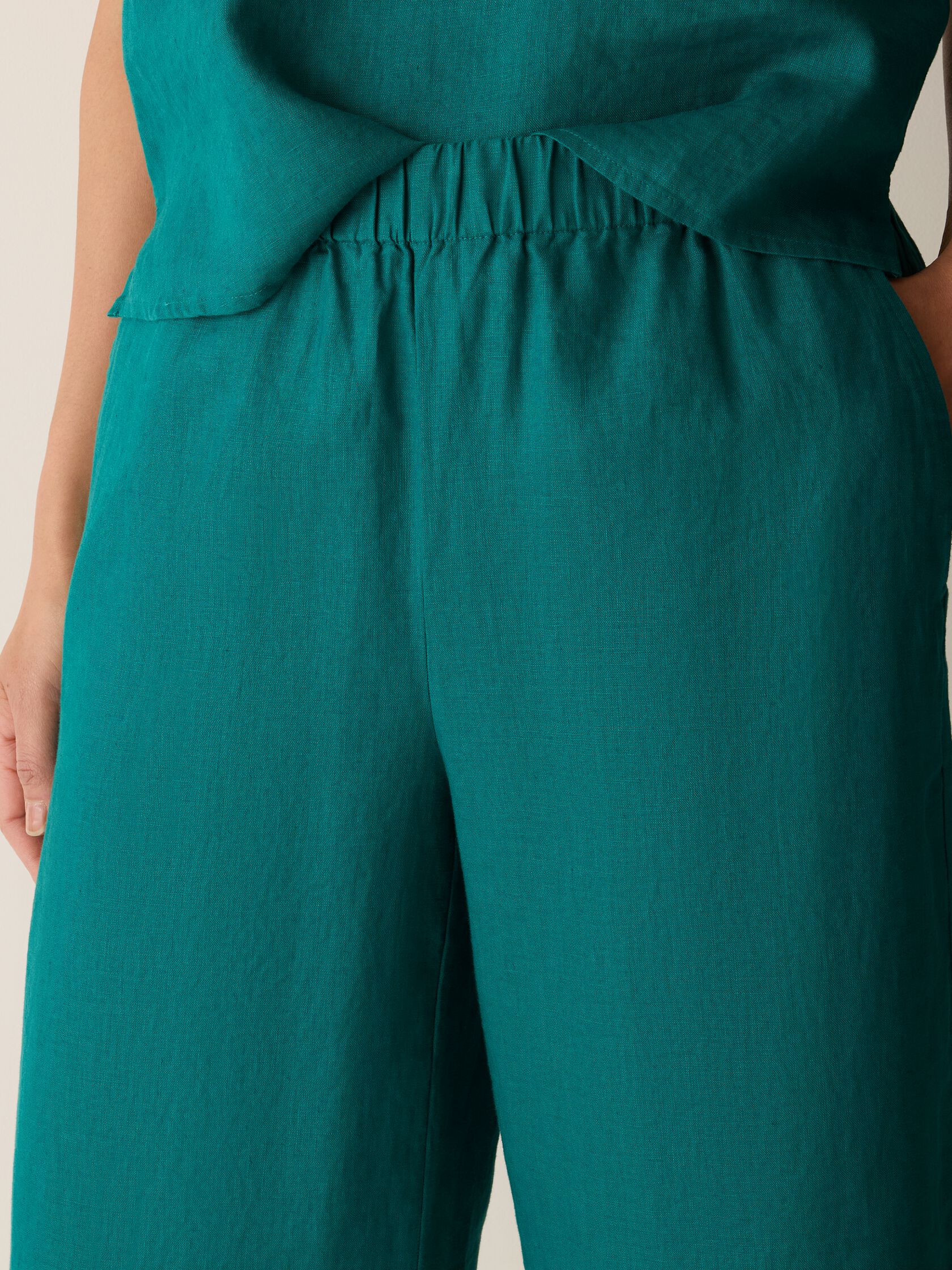 Organic Linen Wide-Leg Pant