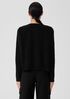 Organic Cotton Chenille Crew Neck Cardigan
