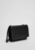 Grainy Italian Leather Small Crossbody Bag