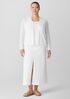 Organic Linen Cotton Cropped Cardigan