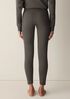 Cozy Brushed Terry Hug High-Waisted Leggings