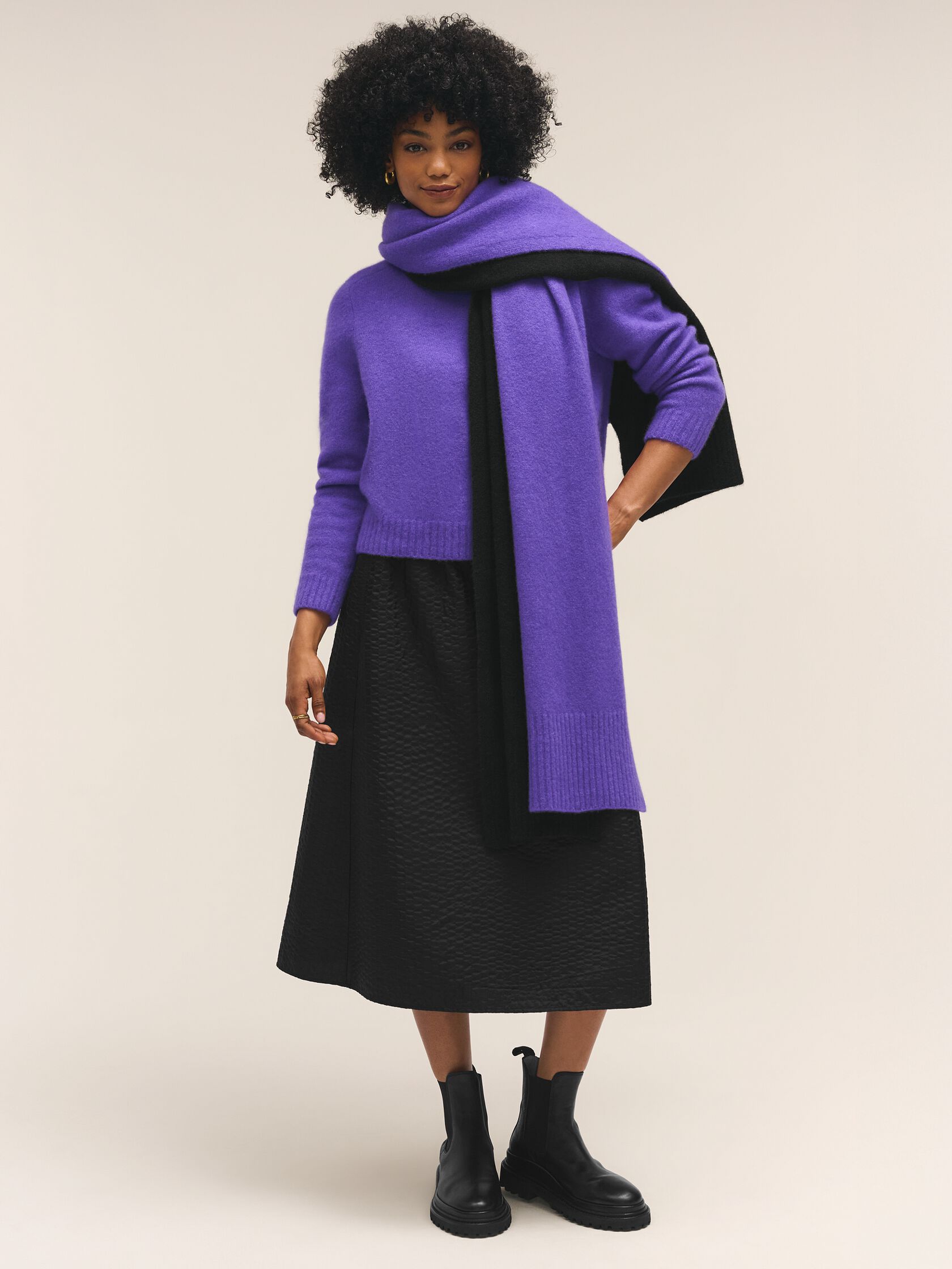 Cashmere Silk Boucle Bliss Scarf