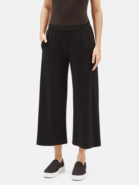 Flex Tencel Ponte Wide-Leg Pant