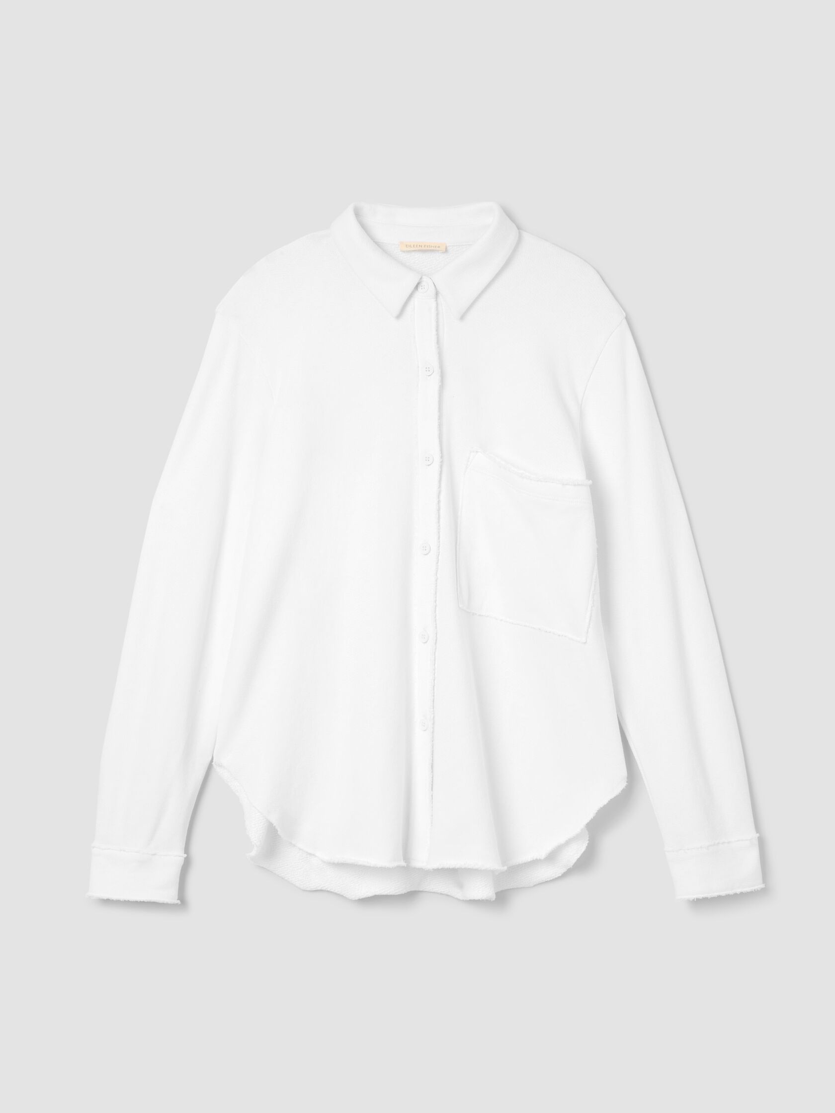 Lightweight Organic Cotton Terry Classic Collar Shirt