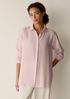 Organic Handkerchief Linen Classic Collar Shirt