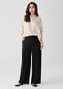 Silk Georgette Crepe Pintuck Pant