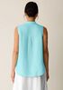 Organic Handkerchief Linen Sleeveless Shirt