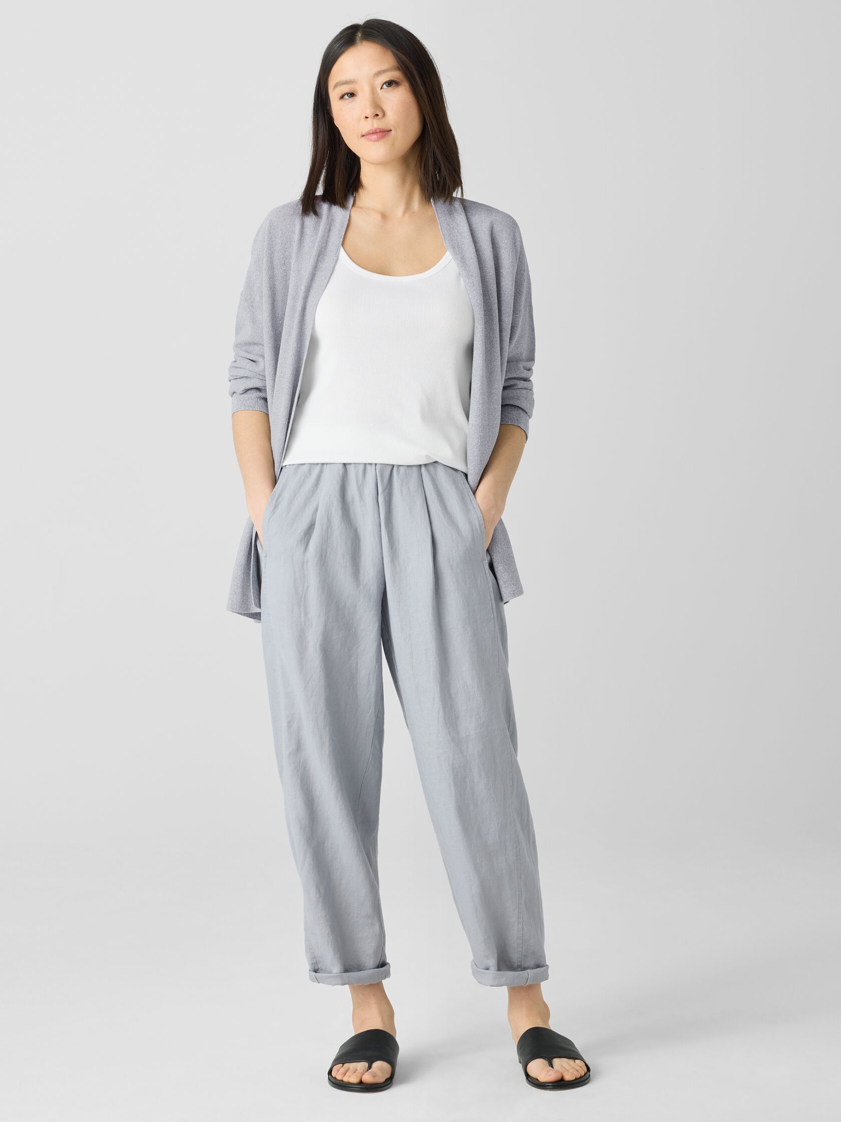 Organic Linen Lantern Pant