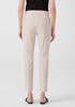 Washable Stretch Crepe Pant with Slits