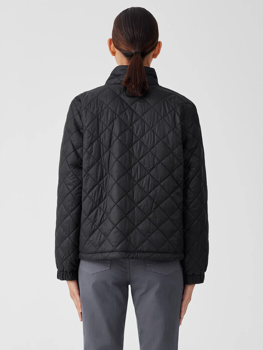 Eggshell Recycled Nylon Reversible Jacket