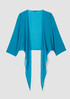 Sheer Silk Georgette Tie Jacket