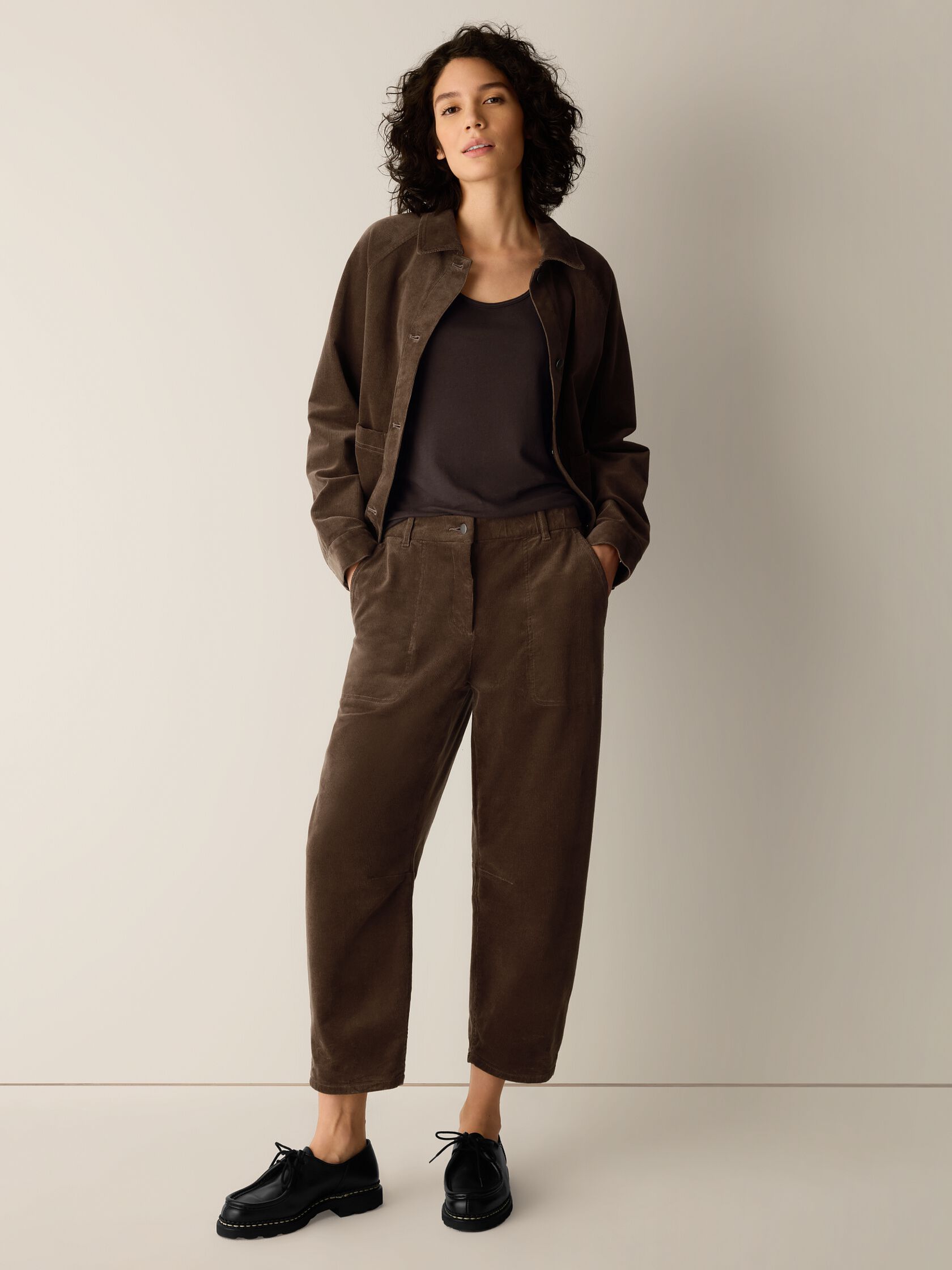 Organic Cotton Stretch Corduroy Arch Pant