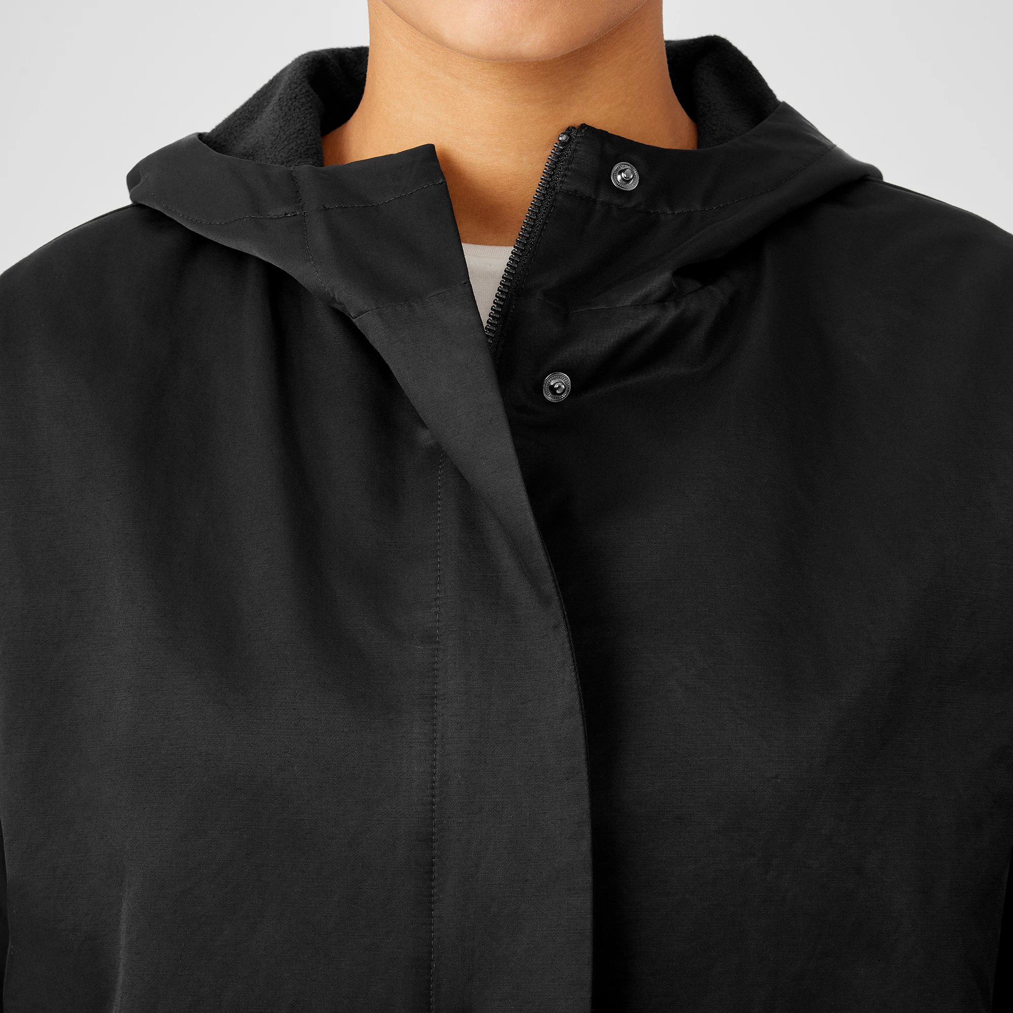 eileen fisher nylon coat