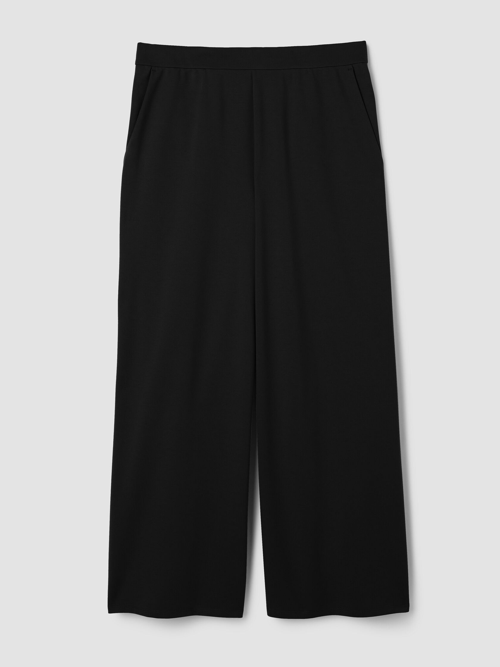 Lightweight Ponte Wide-Leg Pant