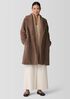 Cozy Recycled Wool Boucle Notch Collar Coat