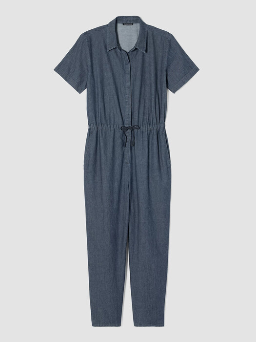 Airy Organic Cotton Twill Jumpsuit