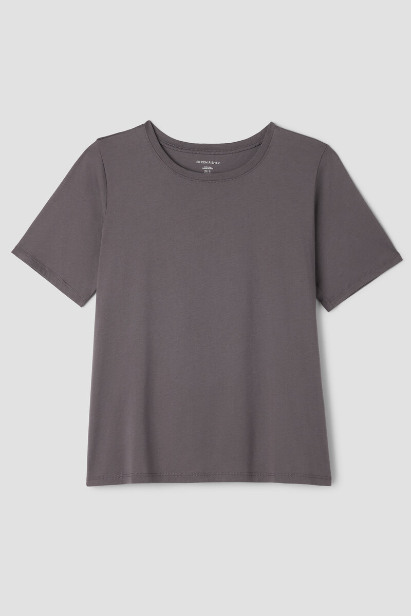 Organic Pima Cotton Jersey Round Neck Tee Organic Pima Cotton Jersey Round Neck Tee