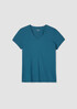 Organic Pima Cotton Jersey V-Neck Tee